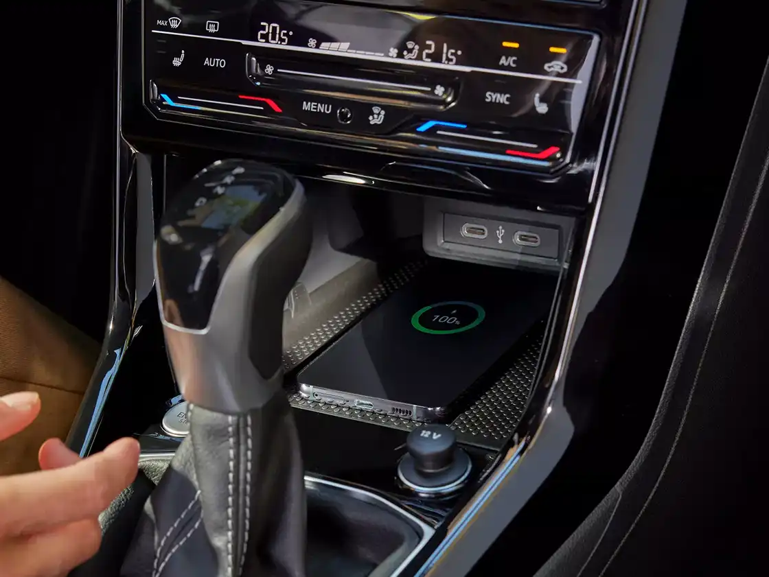 Volkswagen T-Cross wireless charging